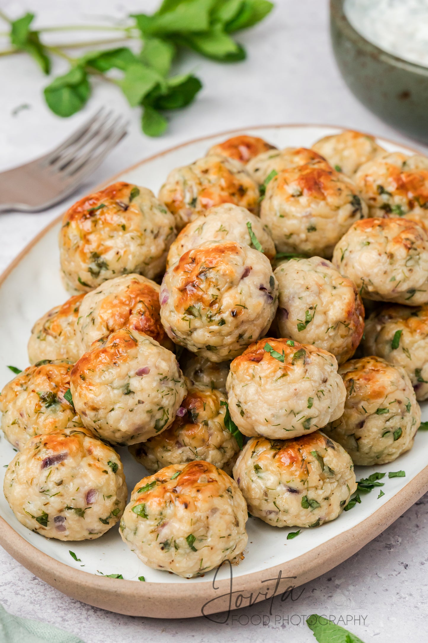 Greek Chicken Meatballs