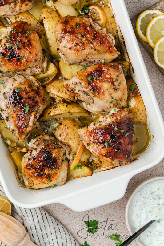 Greek Lemon Chicken and Potatoes