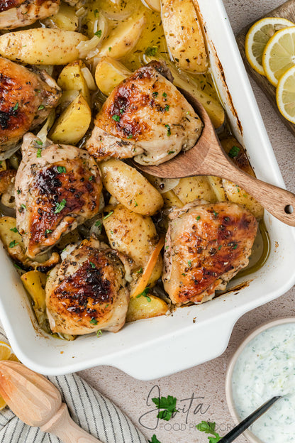 Greek Lemon Chicken and Potatoes