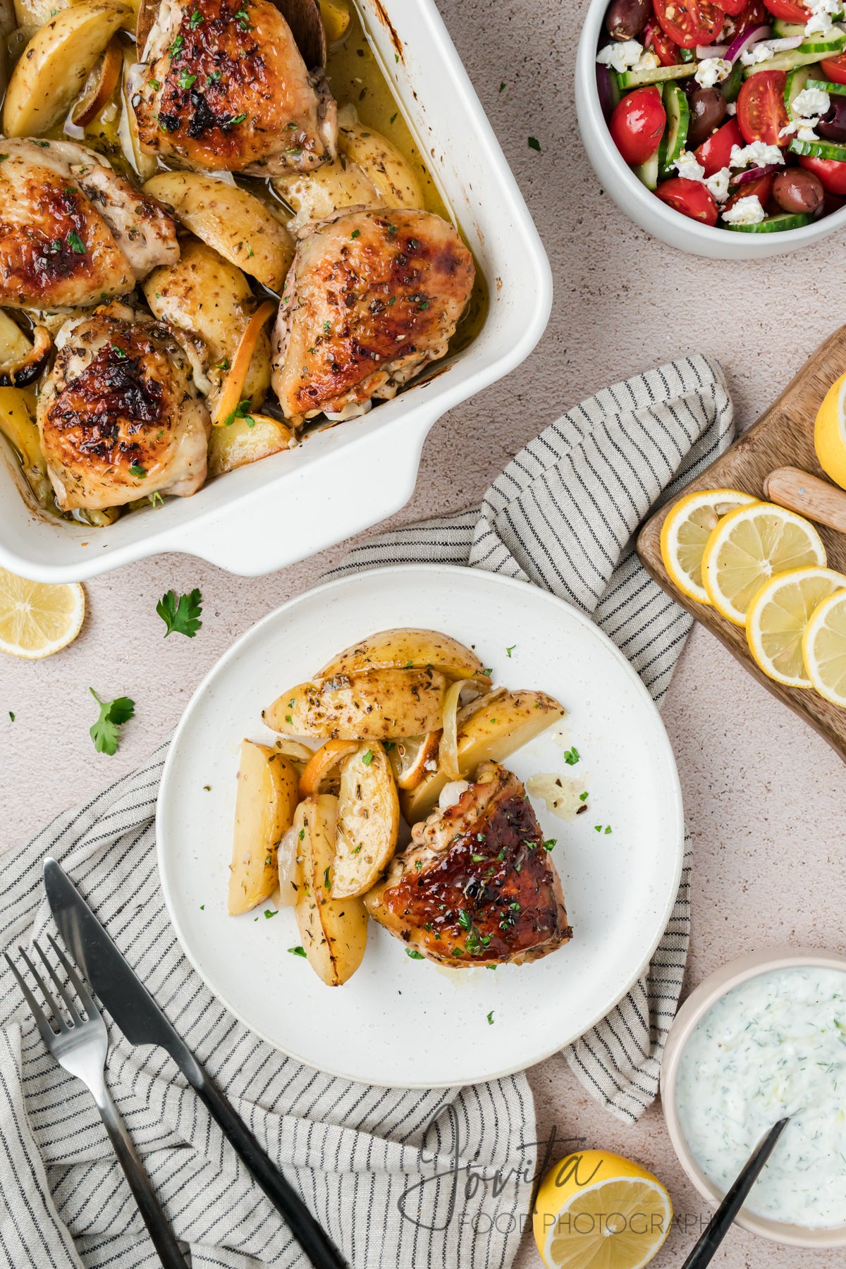 Greek Lemon Chicken and Potatoes