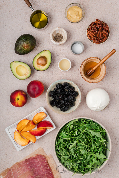 Grilled Peach and Burrata Salad