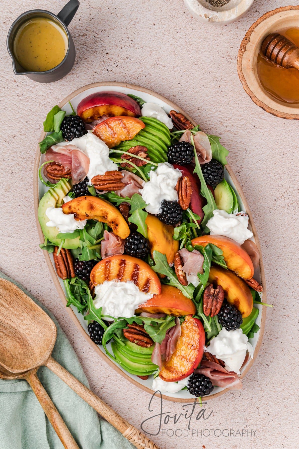 Grilled Peach and Burrata Salad