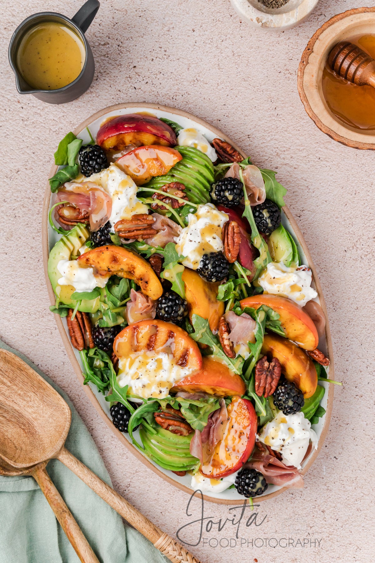 Grilled Peach and Burrata Salad
