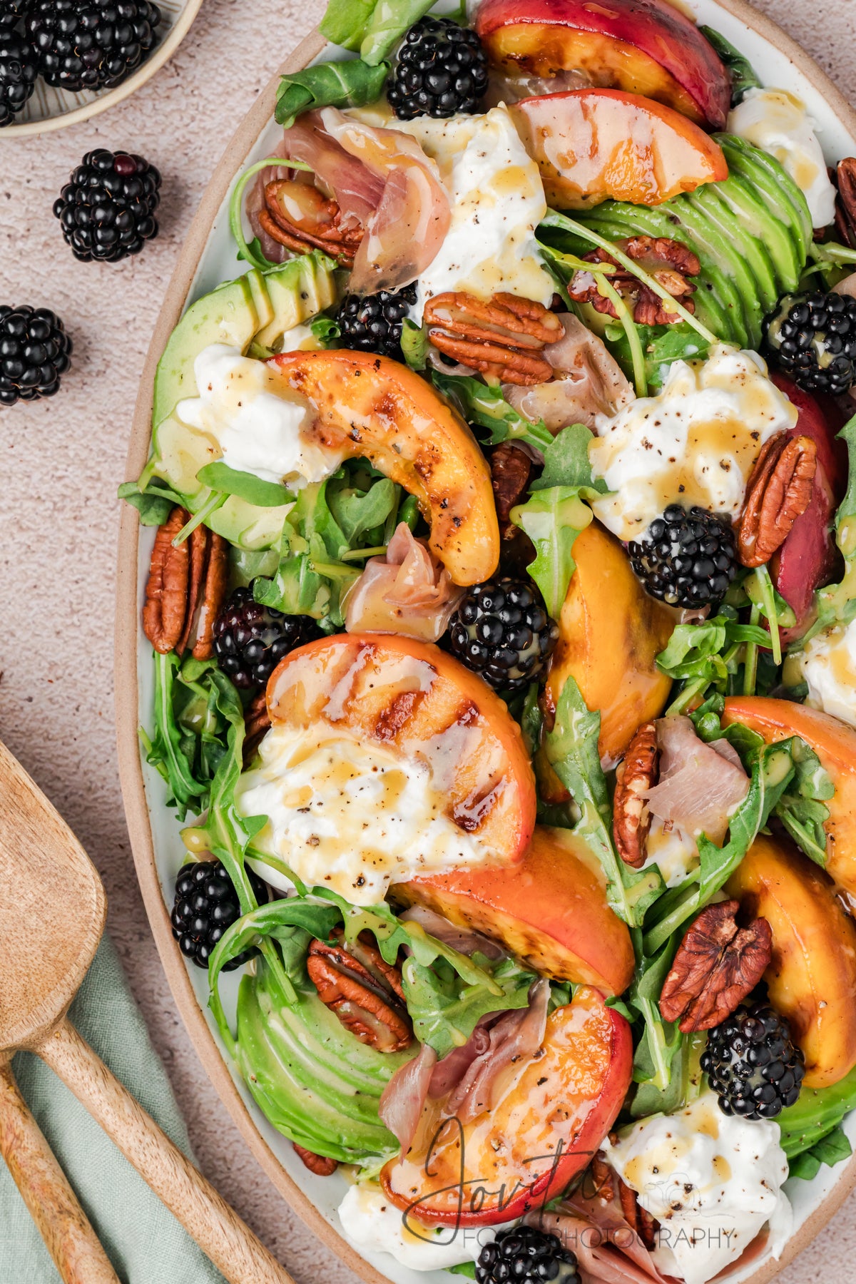 Grilled Peach and Burrata Salad