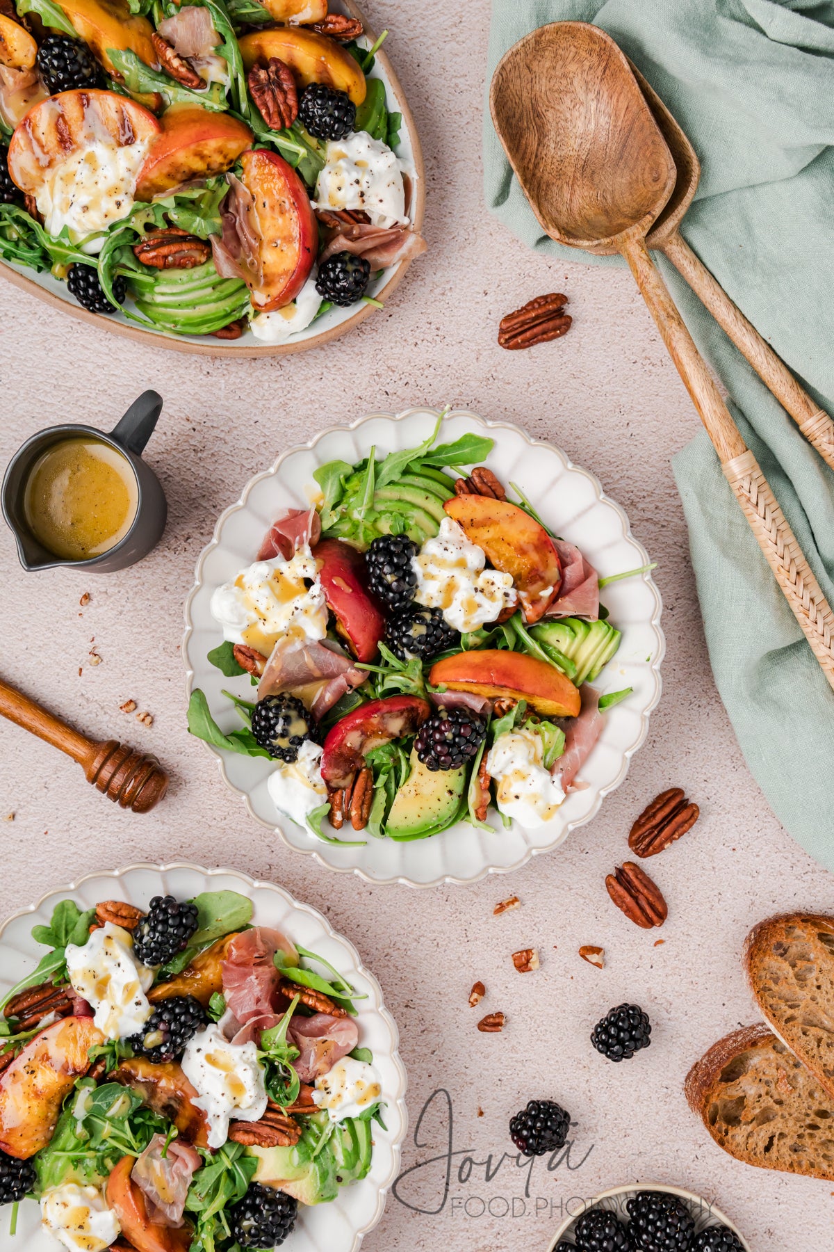 Grilled Peach and Burrata Salad