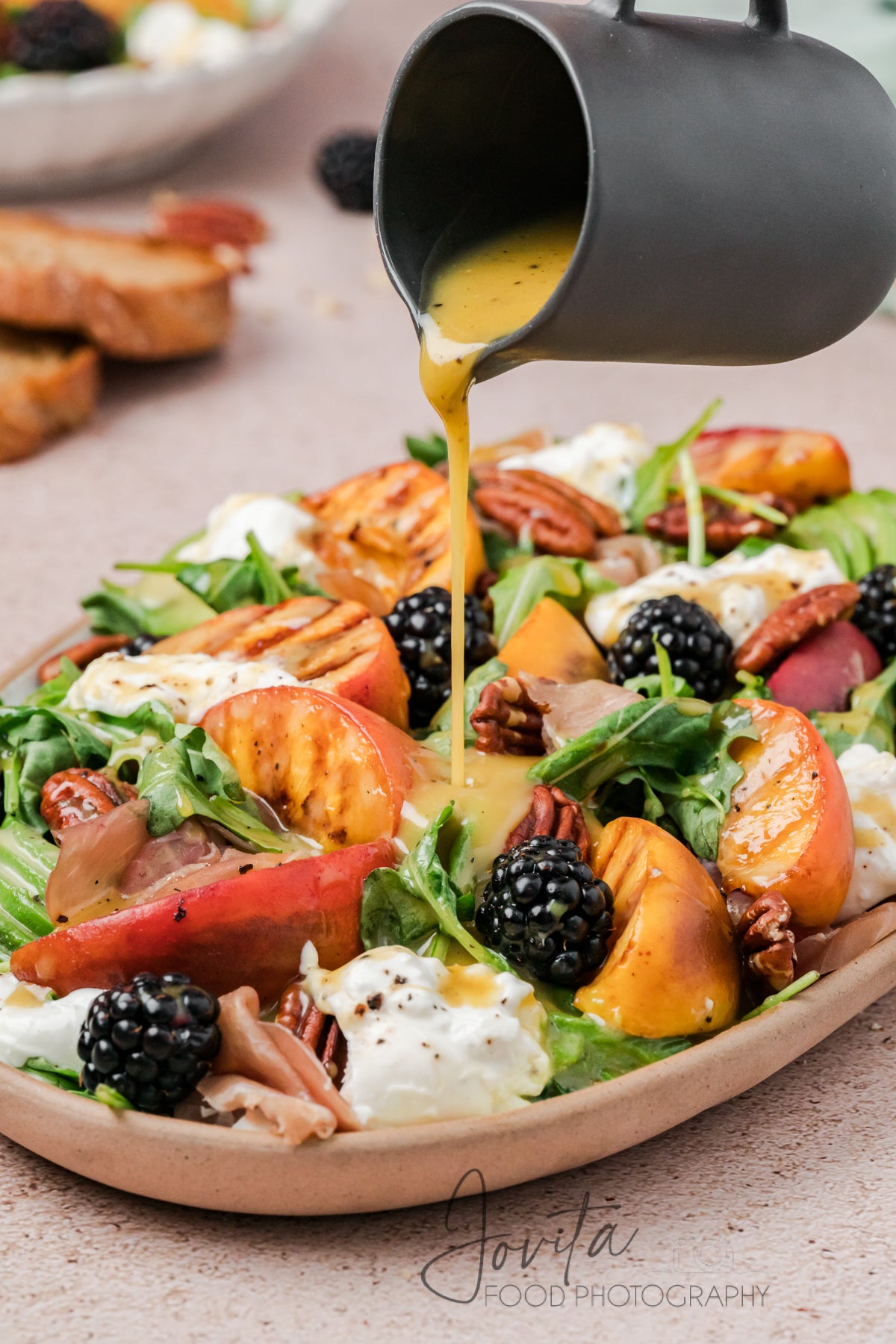 Grilled Peach and Burrata Salad