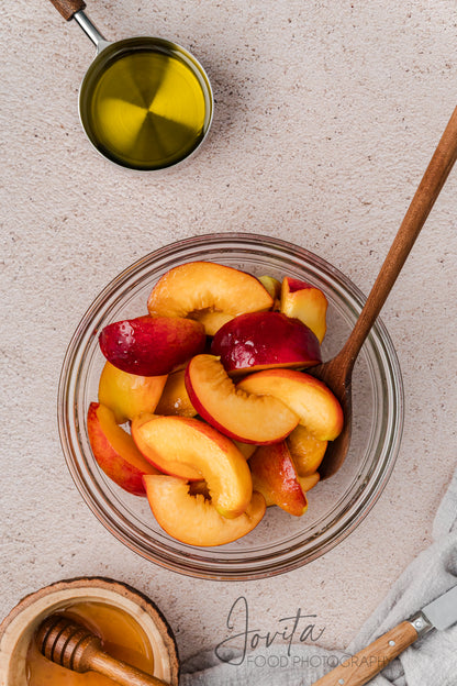 Grilled Peach and Burrata Salad