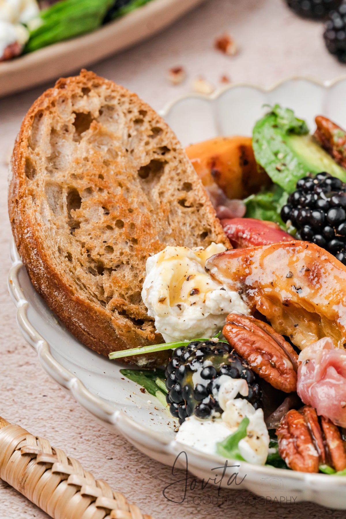 Grilled Peach and Burrata Salad