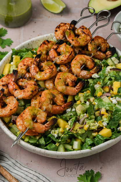 Grilled Shrimp Salad with Cilantro Lime Vinaigrette