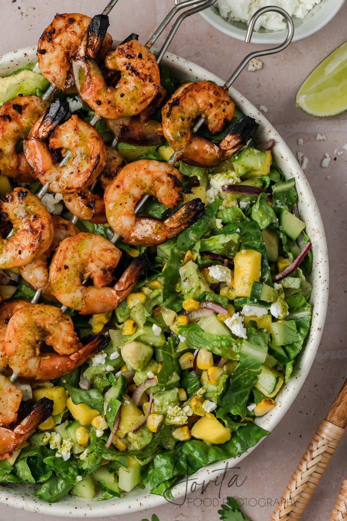 Grilled Shrimp Salad with Cilantro Lime Vinaigrette