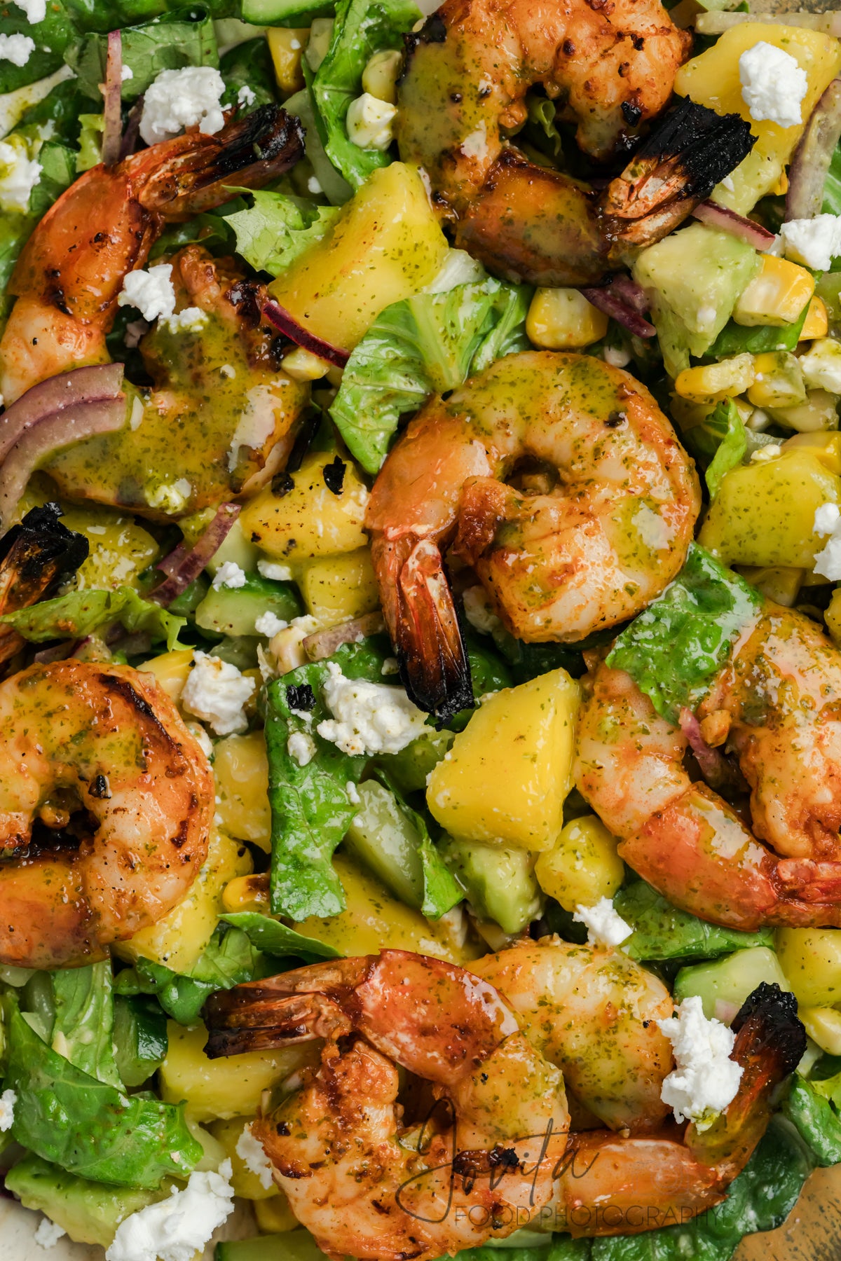 Grilled Shrimp Salad with Cilantro Lime Vinaigrette