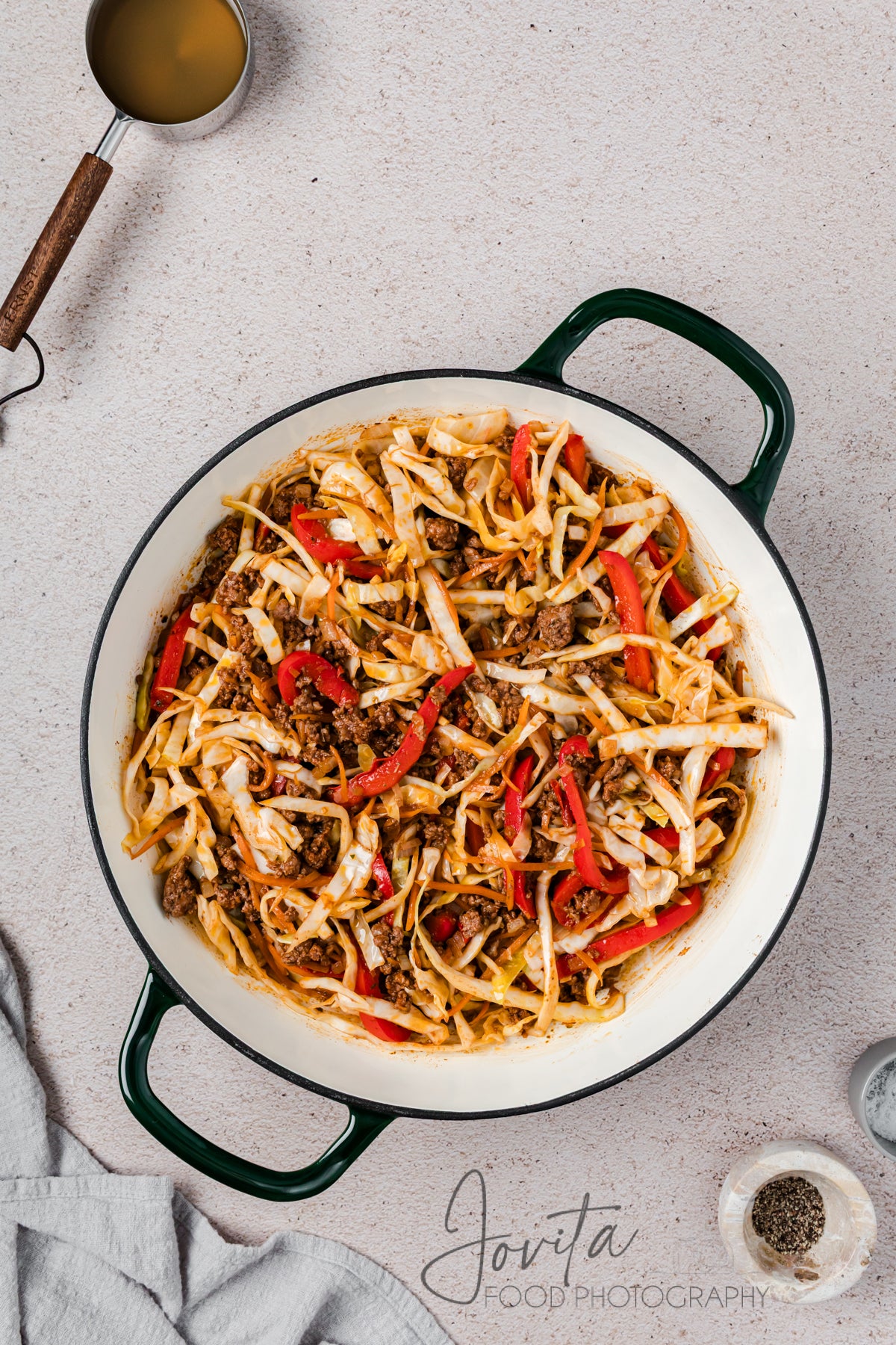 Ground Beef and Cabbage Skillet