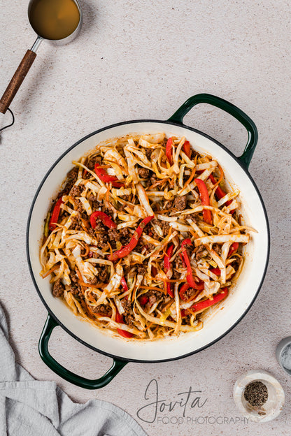 Ground Beef and Cabbage Skillet