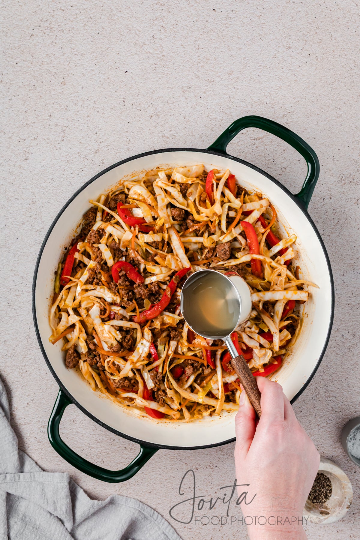 Ground Beef and Cabbage Skillet