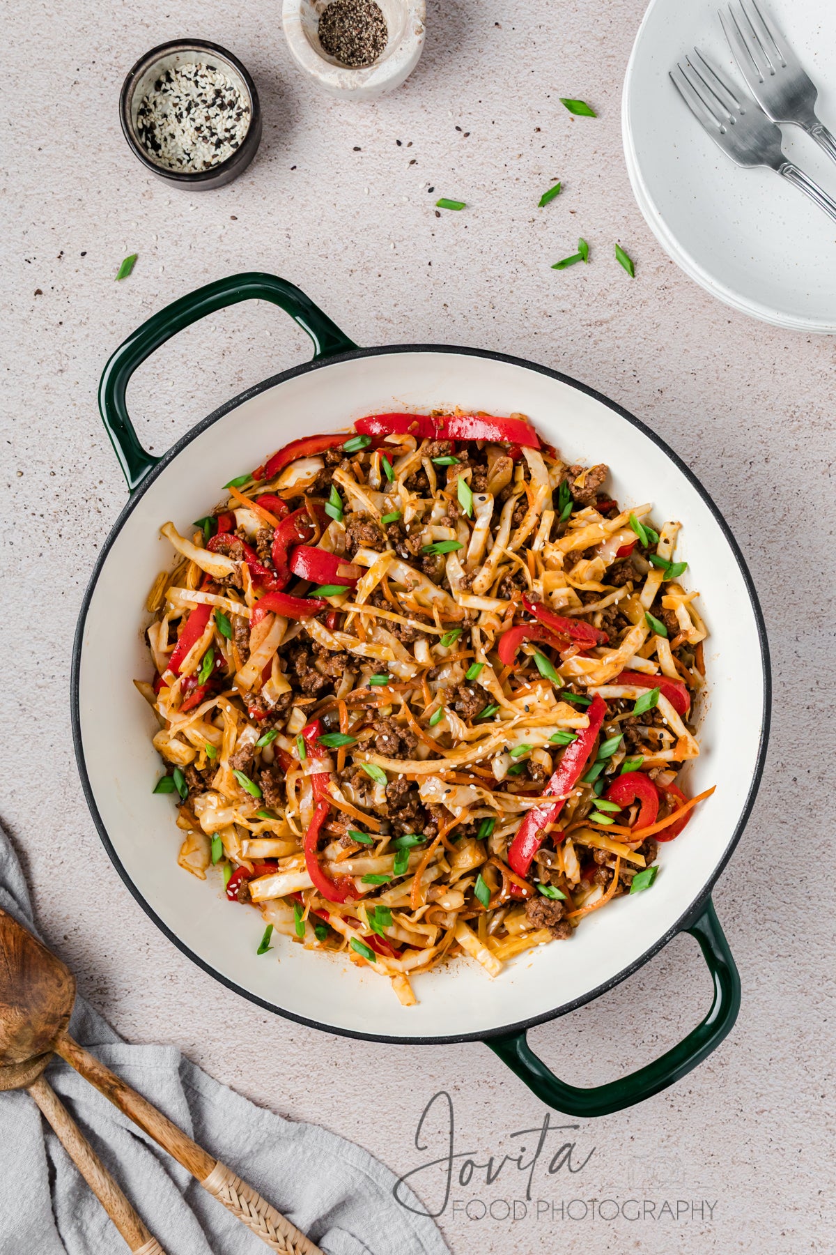 Ground Beef and Cabbage Skillet