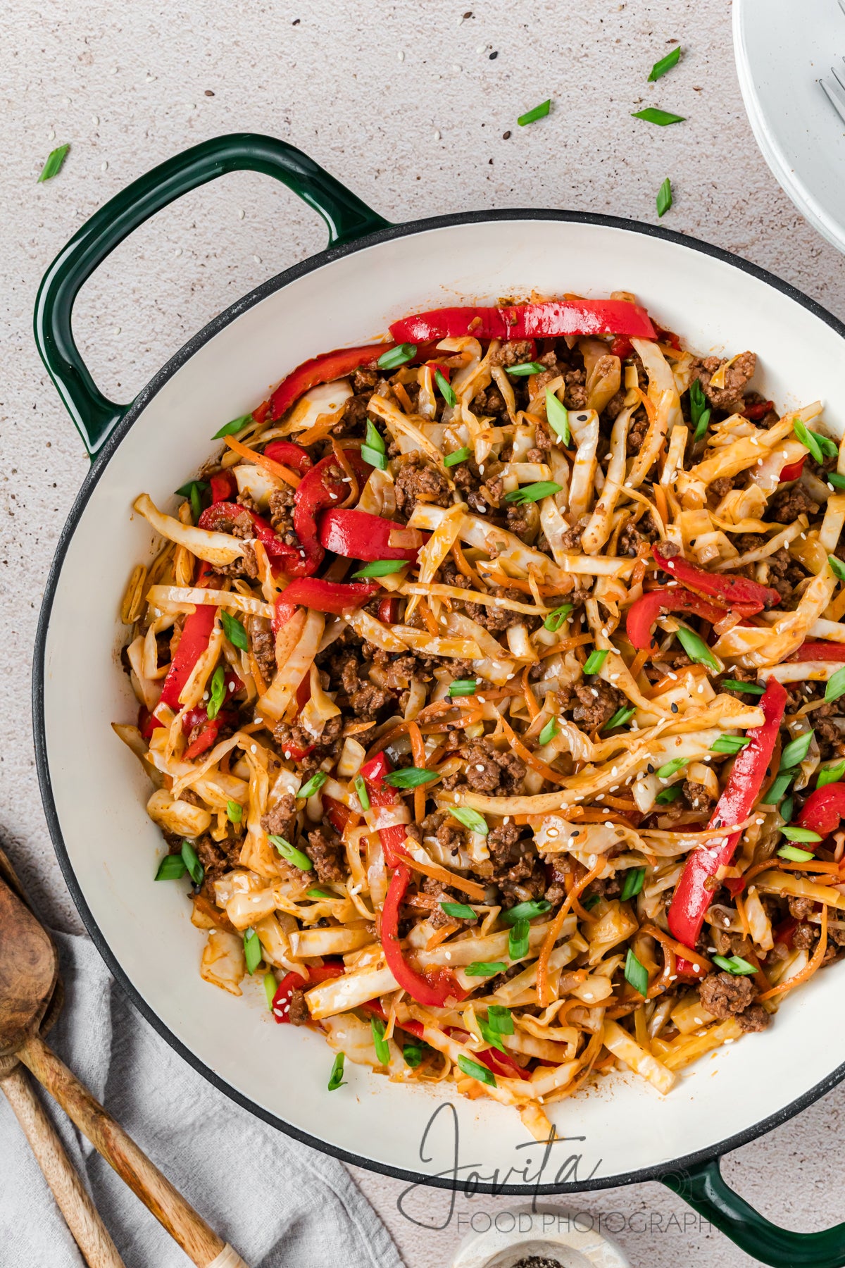 Ground Beef and Cabbage Skillet