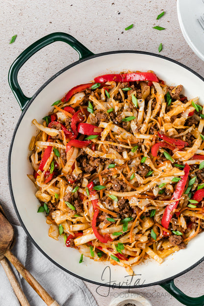 Ground Beef and Cabbage Skillet