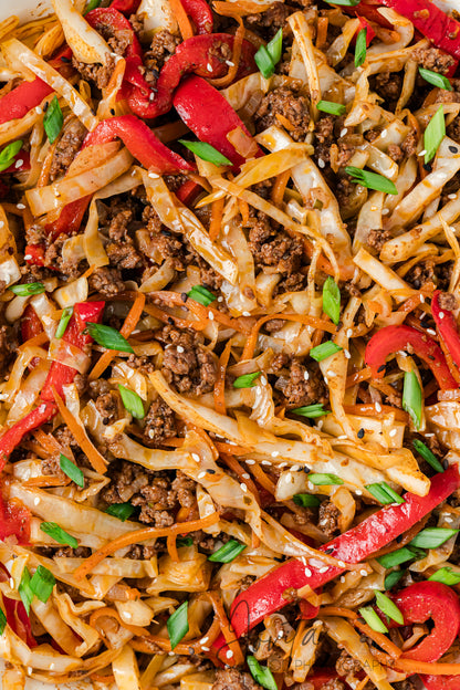 Ground Beef and Cabbage Skillet