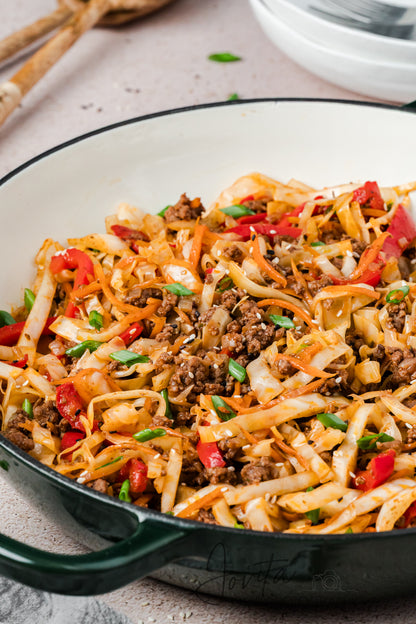Ground Beef and Cabbage Skillet