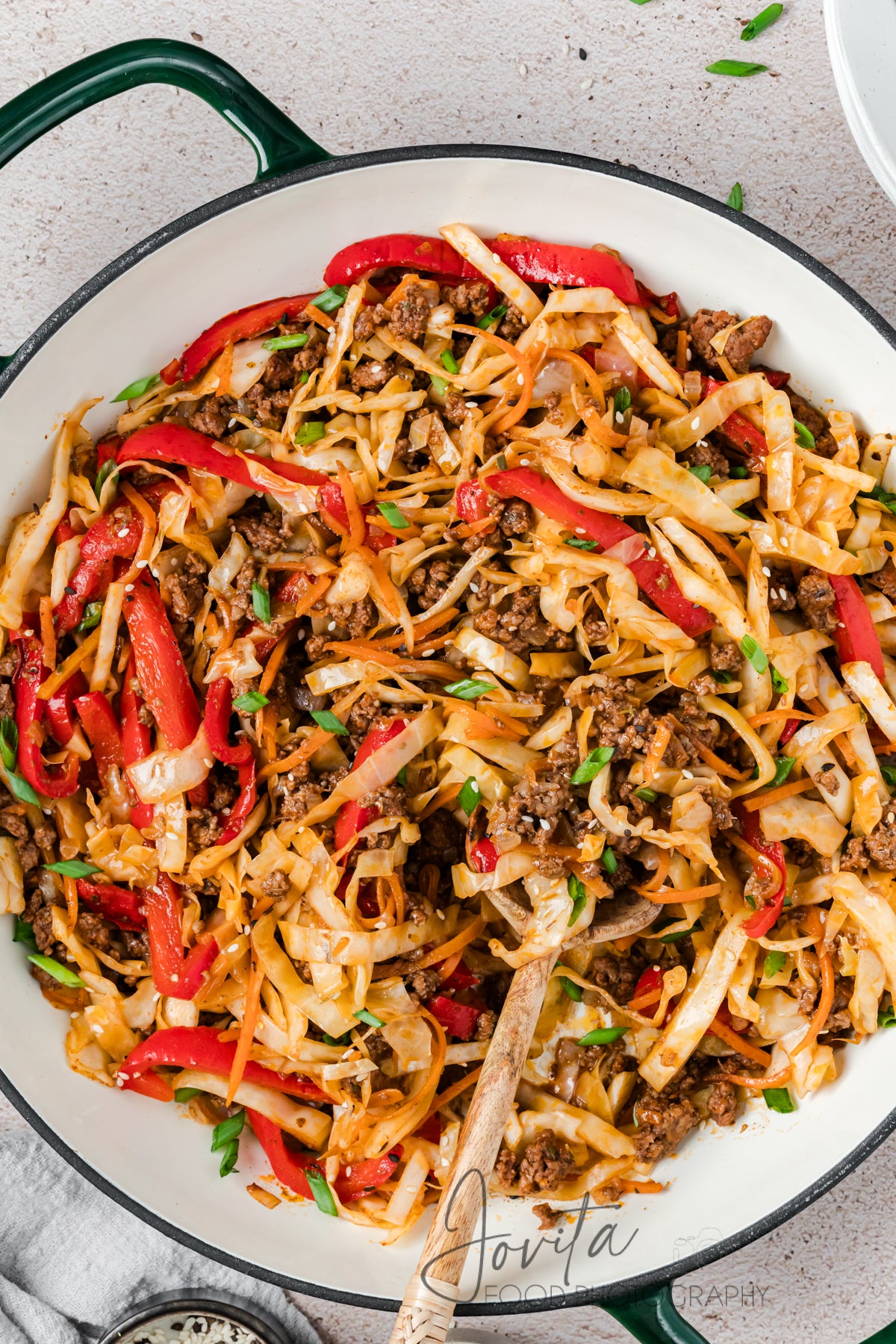 Ground Beef and Cabbage Skillet