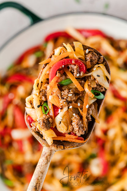 Ground Beef and Cabbage Skillet