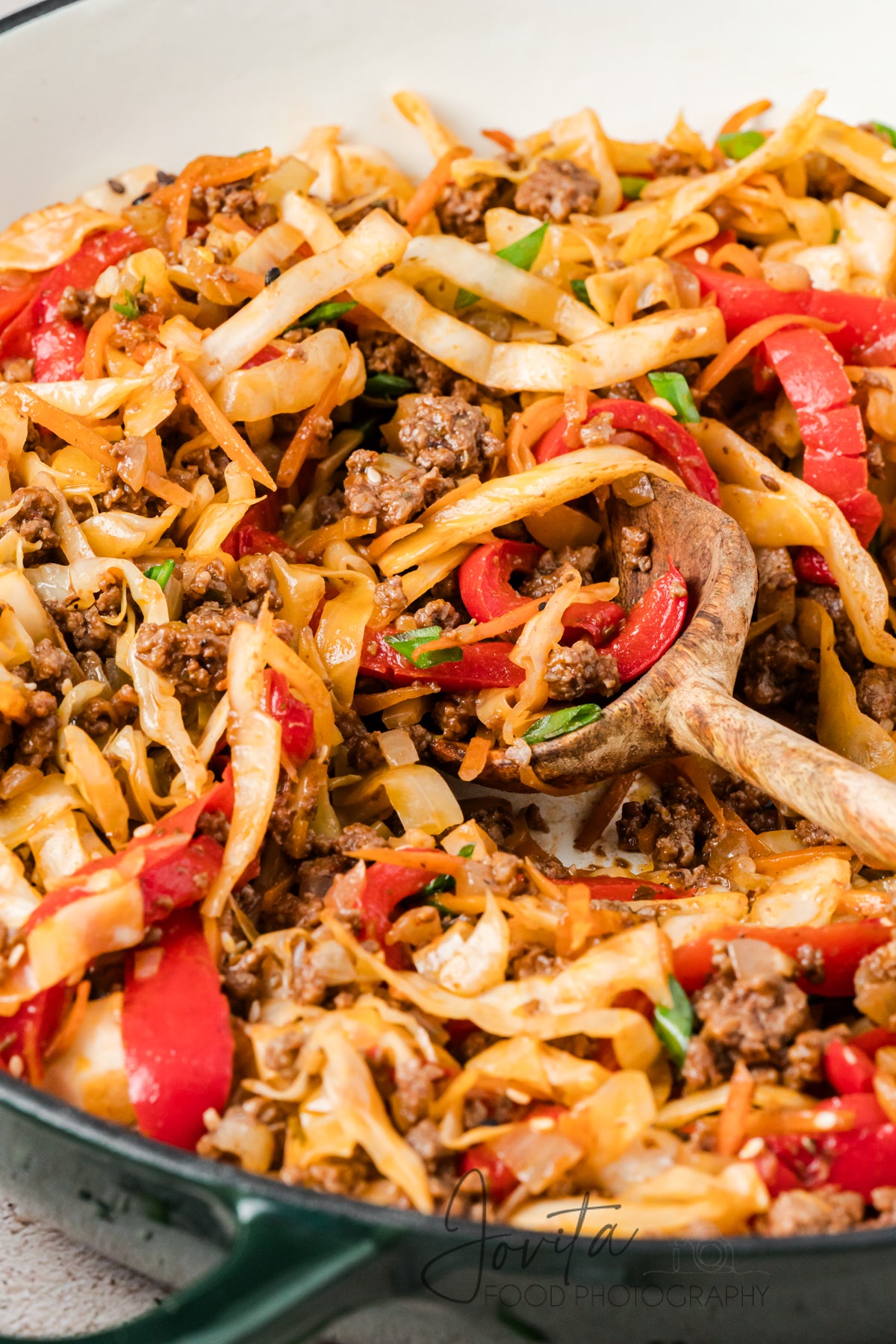 Ground Beef and Cabbage Skillet