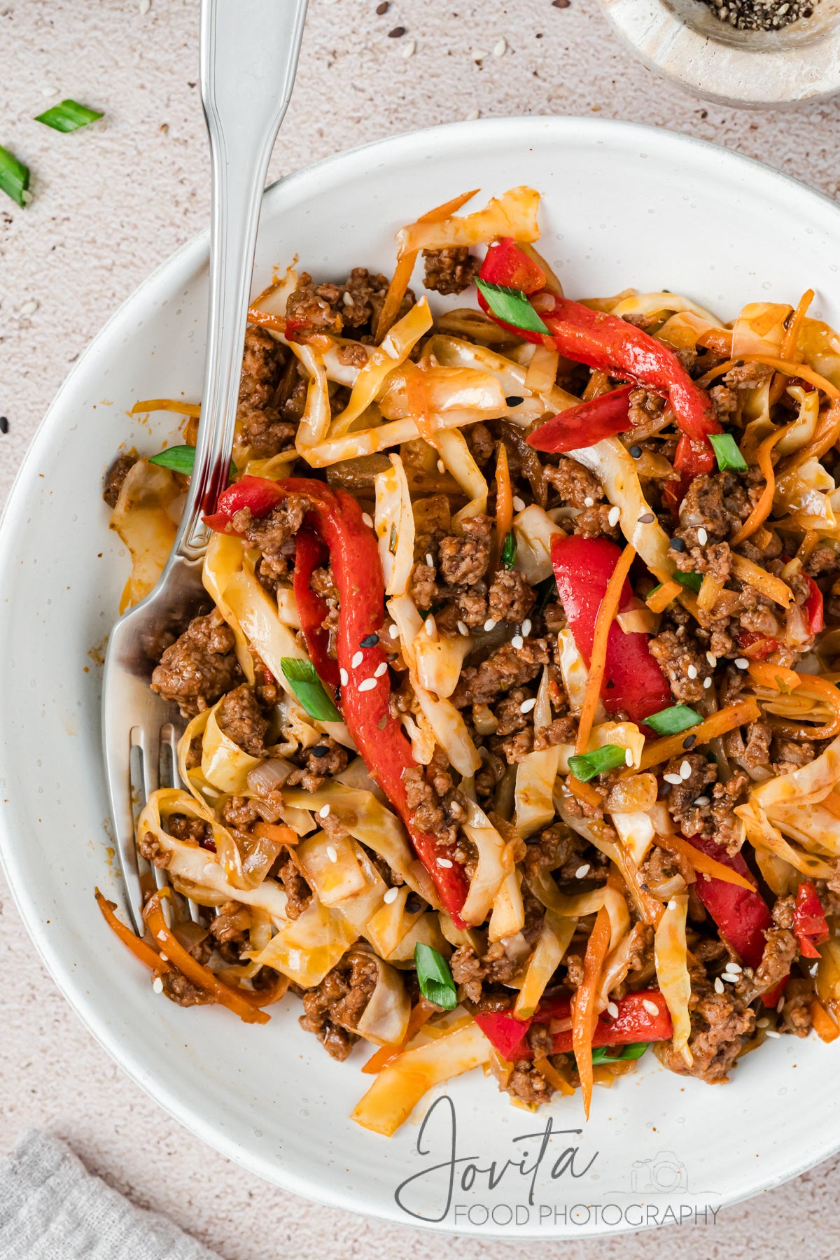 Ground Beef and Cabbage Skillet