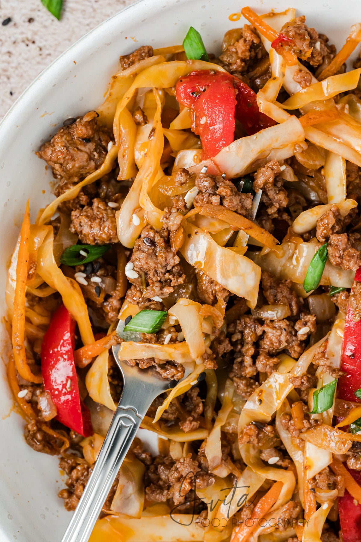 Ground Beef and Cabbage Skillet