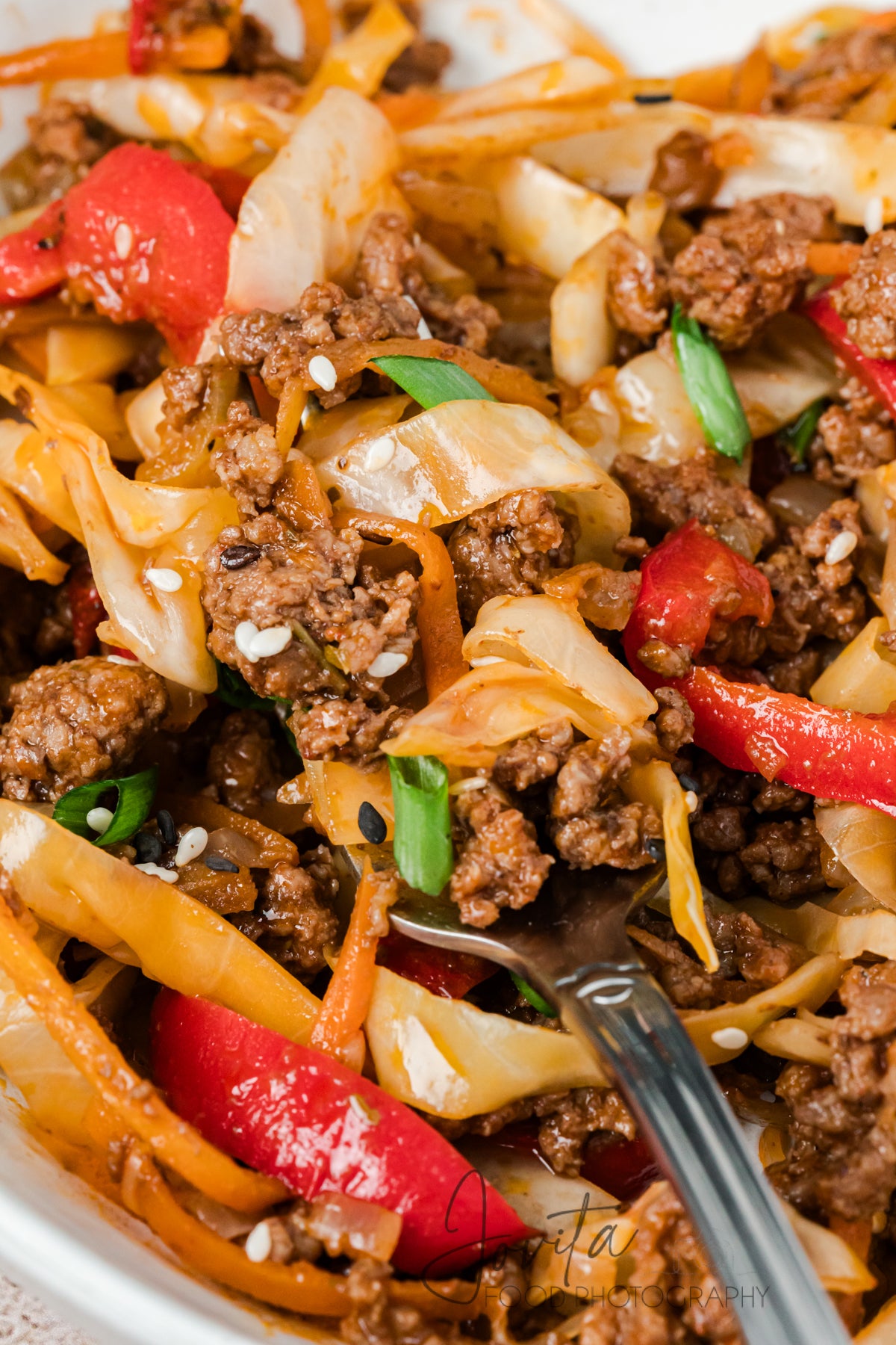 Ground Beef and Cabbage Skillet