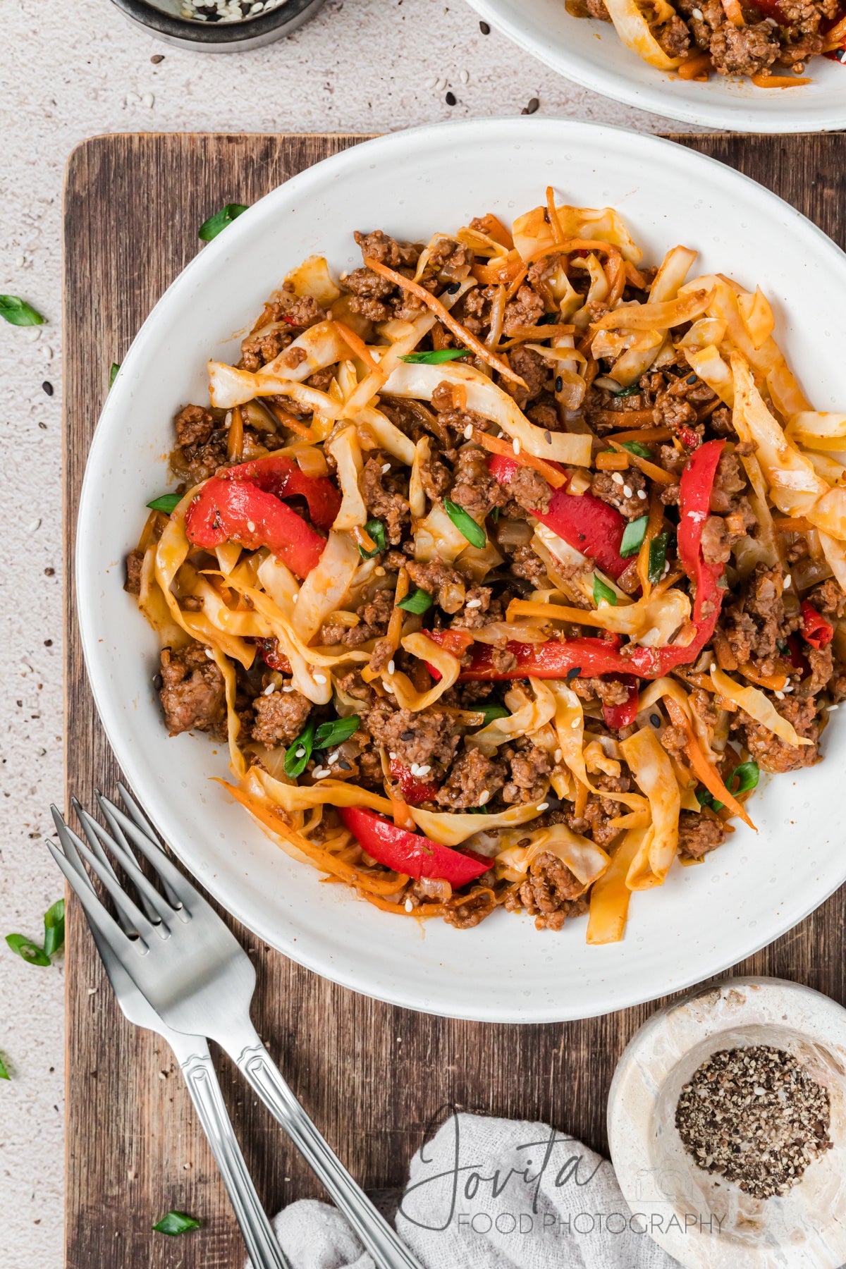 Ground Beef and Cabbage Skillet
