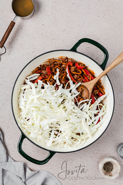 Ground Beef and Cabbage Skillet
