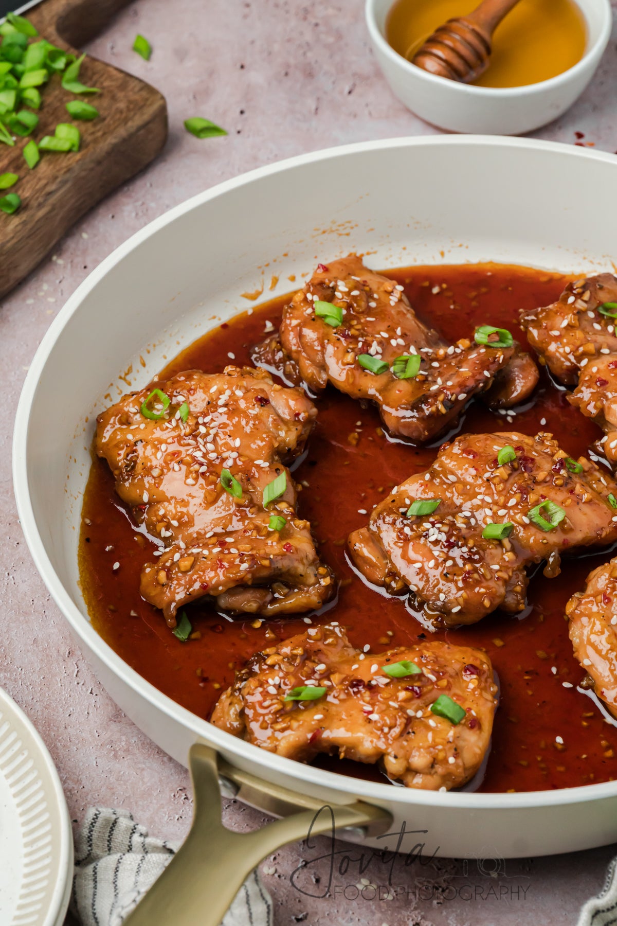 Honey Garlic Chicken Thighs