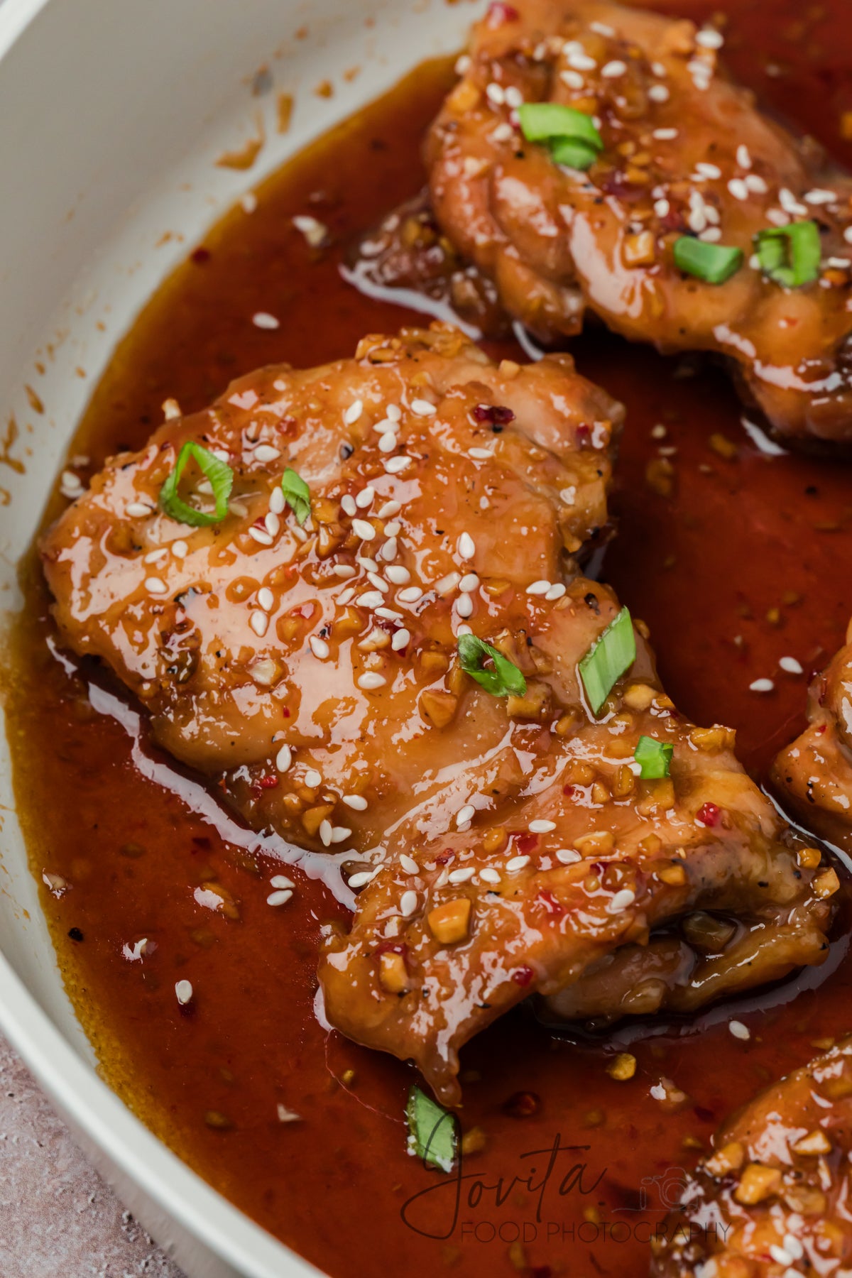 Honey Garlic Chicken Thighs