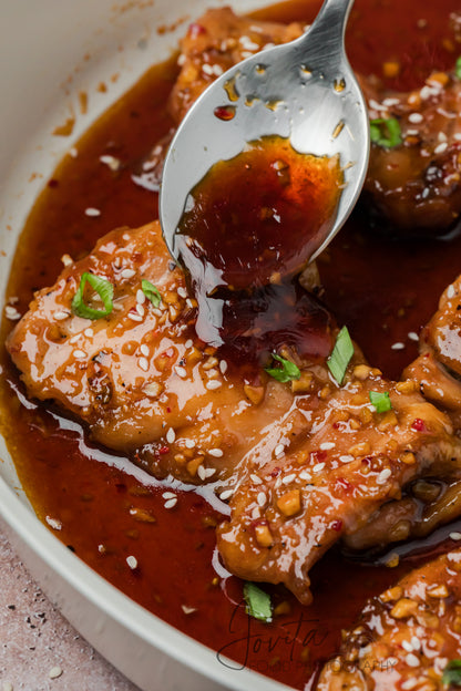 Honey Garlic Chicken Thighs