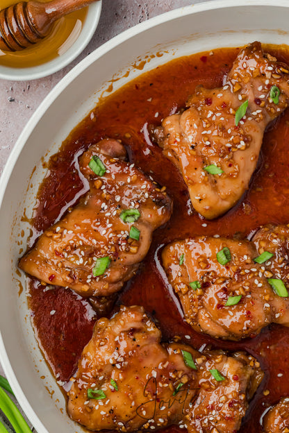 Honey Garlic Chicken Thighs
