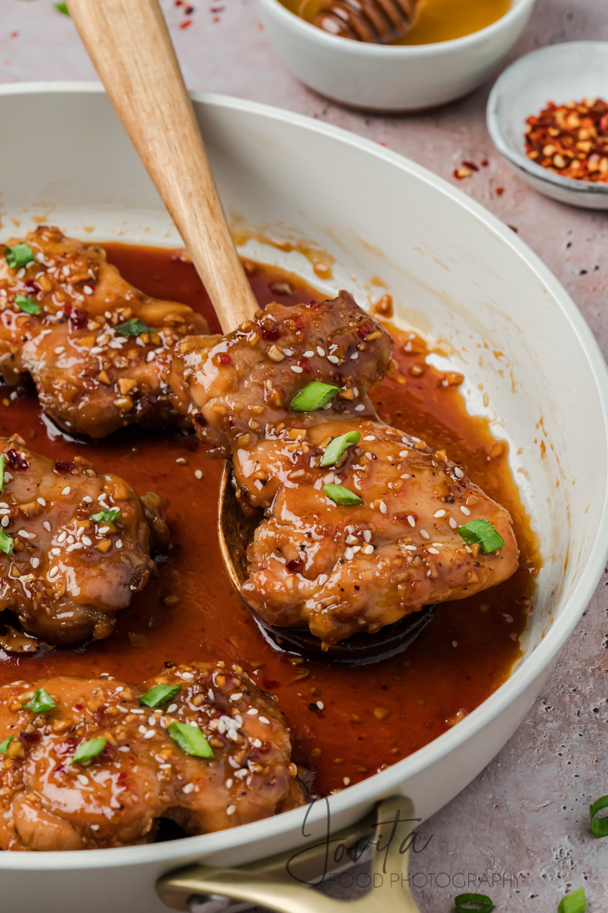 Honey Garlic Chicken Thighs