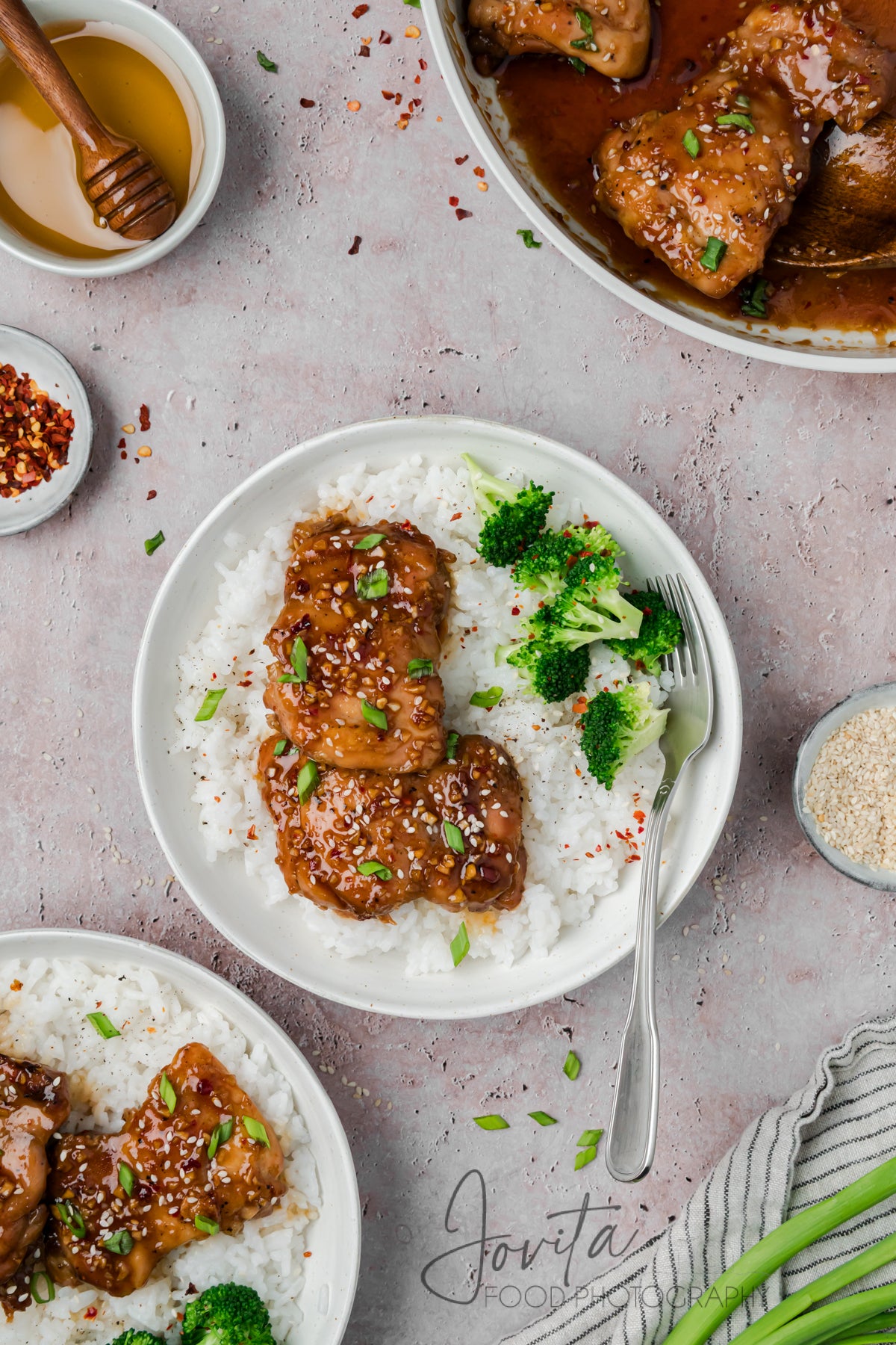 Honey Garlic Chicken Thighs
