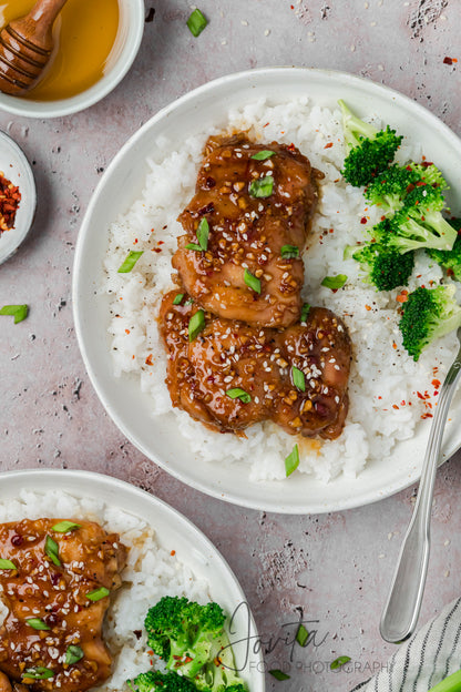 Honey Garlic Chicken Thighs