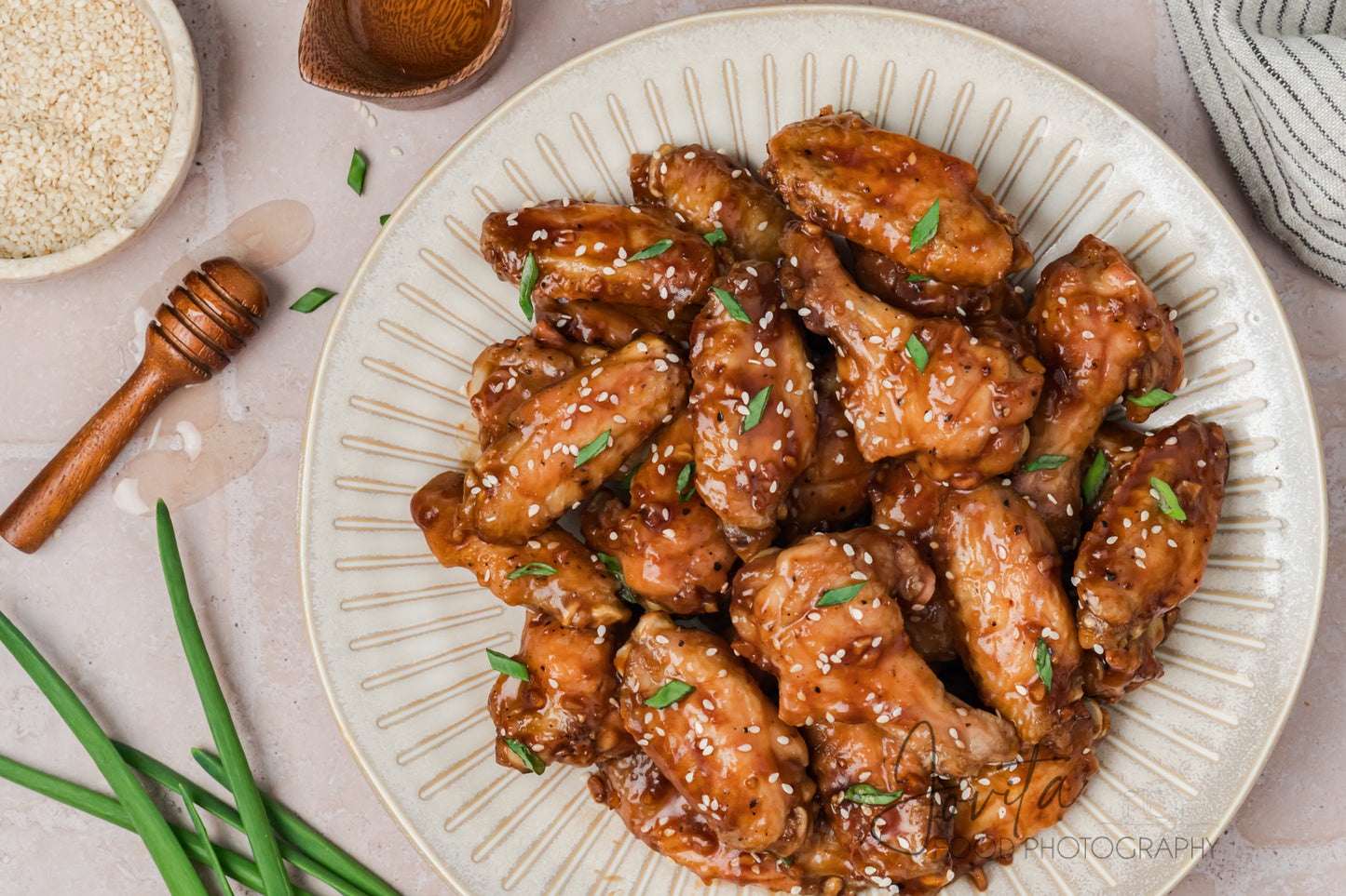 Honey Garlic Chicken Wings