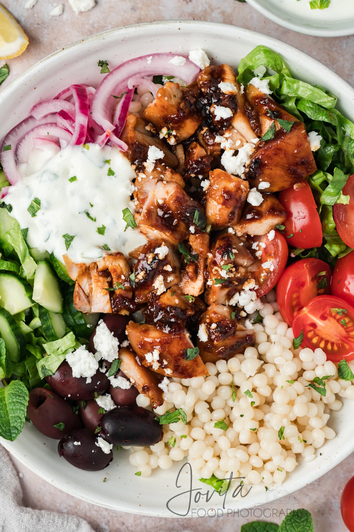 Honey Harissa Chicken Bowls