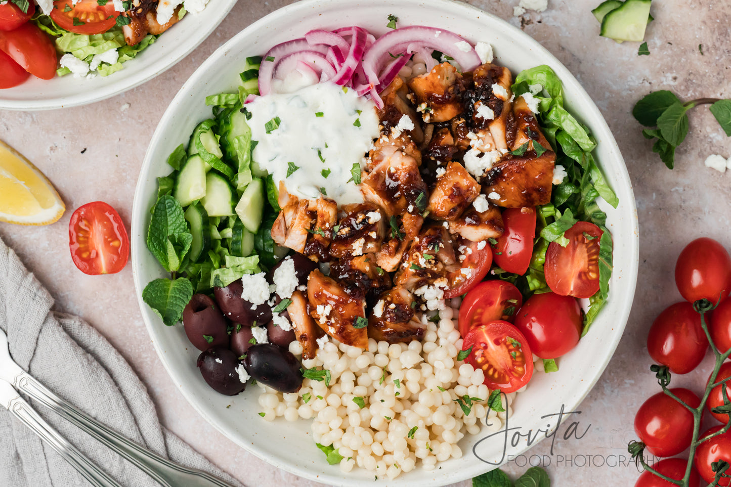 Honey Harissa Chicken Bowls