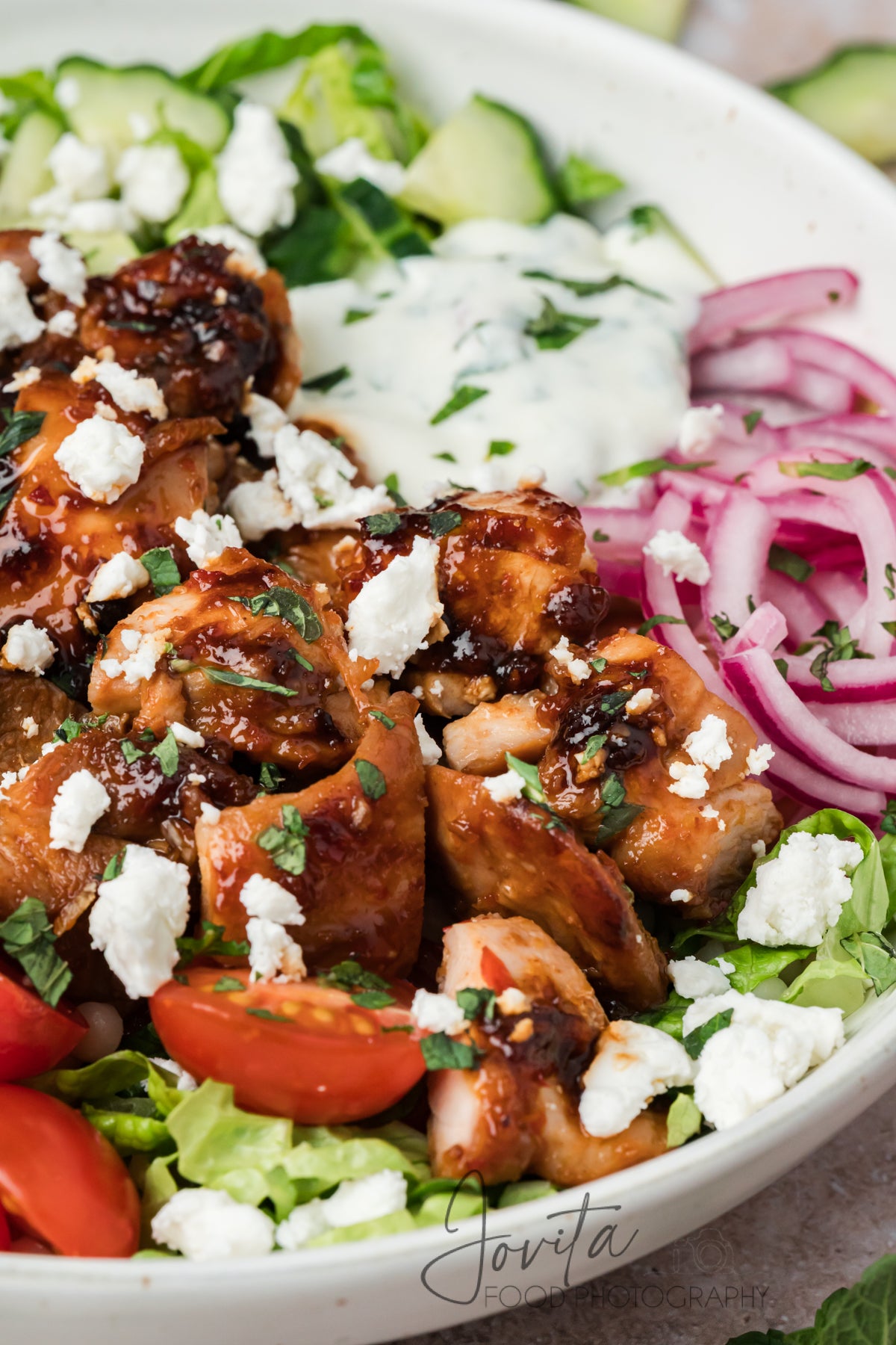 Honey Harissa Chicken Bowls
