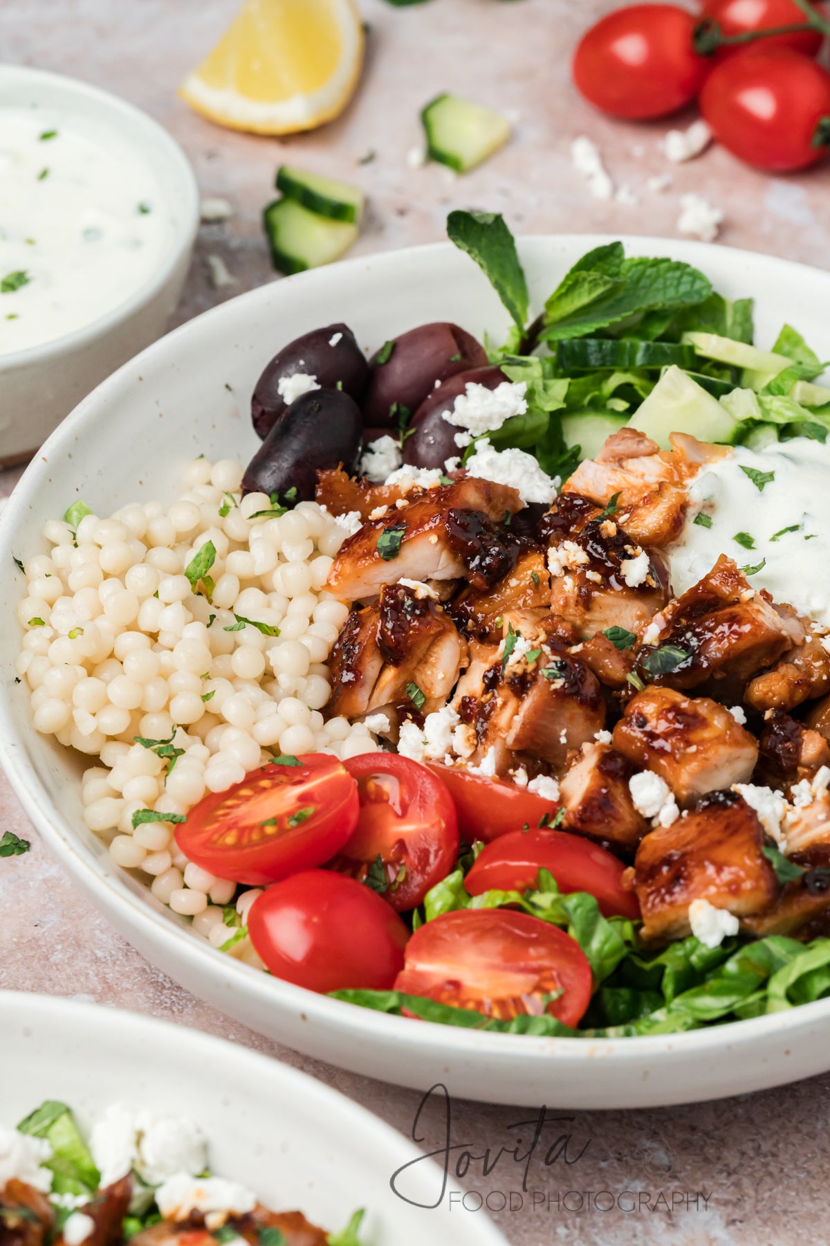Honey Harissa Chicken Bowls