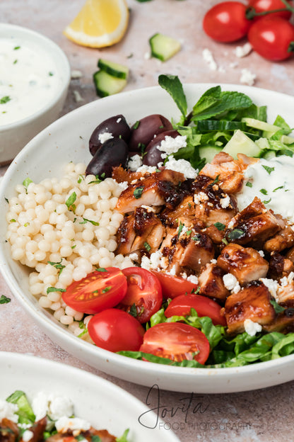 Honey Harissa Chicken Bowls