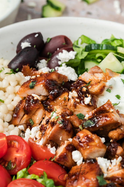 Honey Harissa Chicken Bowls