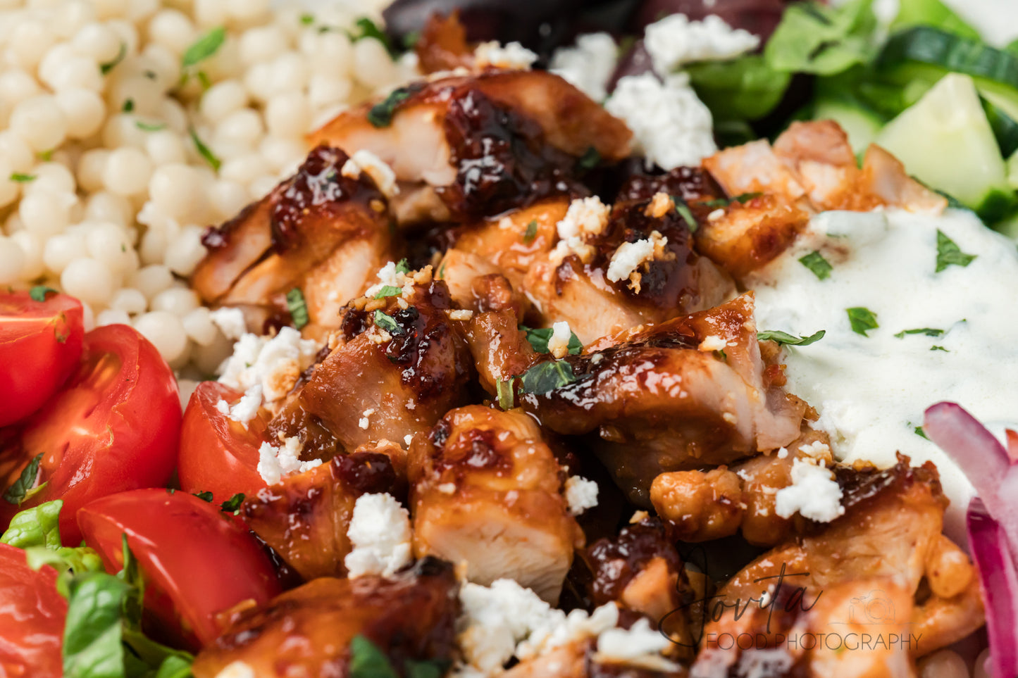 Honey Harissa Chicken Bowls