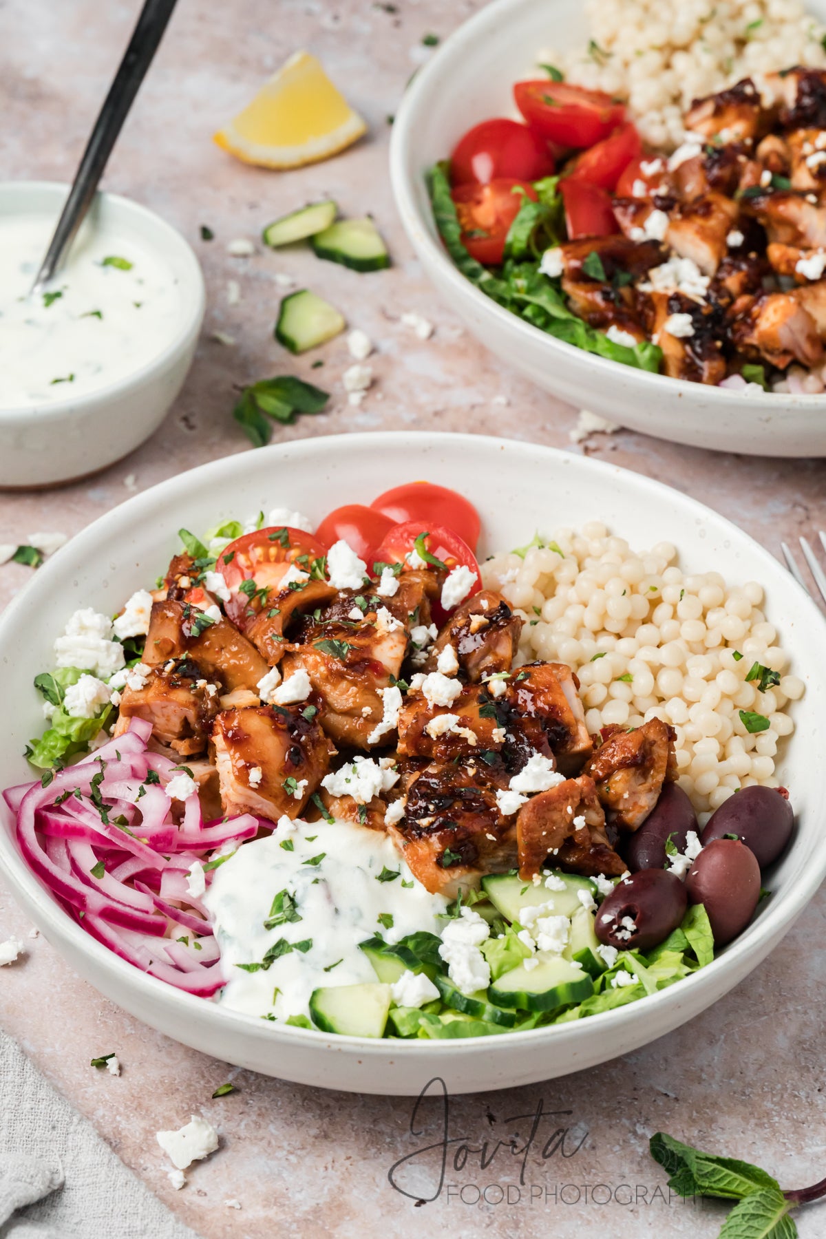 Honey Harissa Chicken Bowls