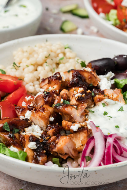 Honey Harissa Chicken Bowls