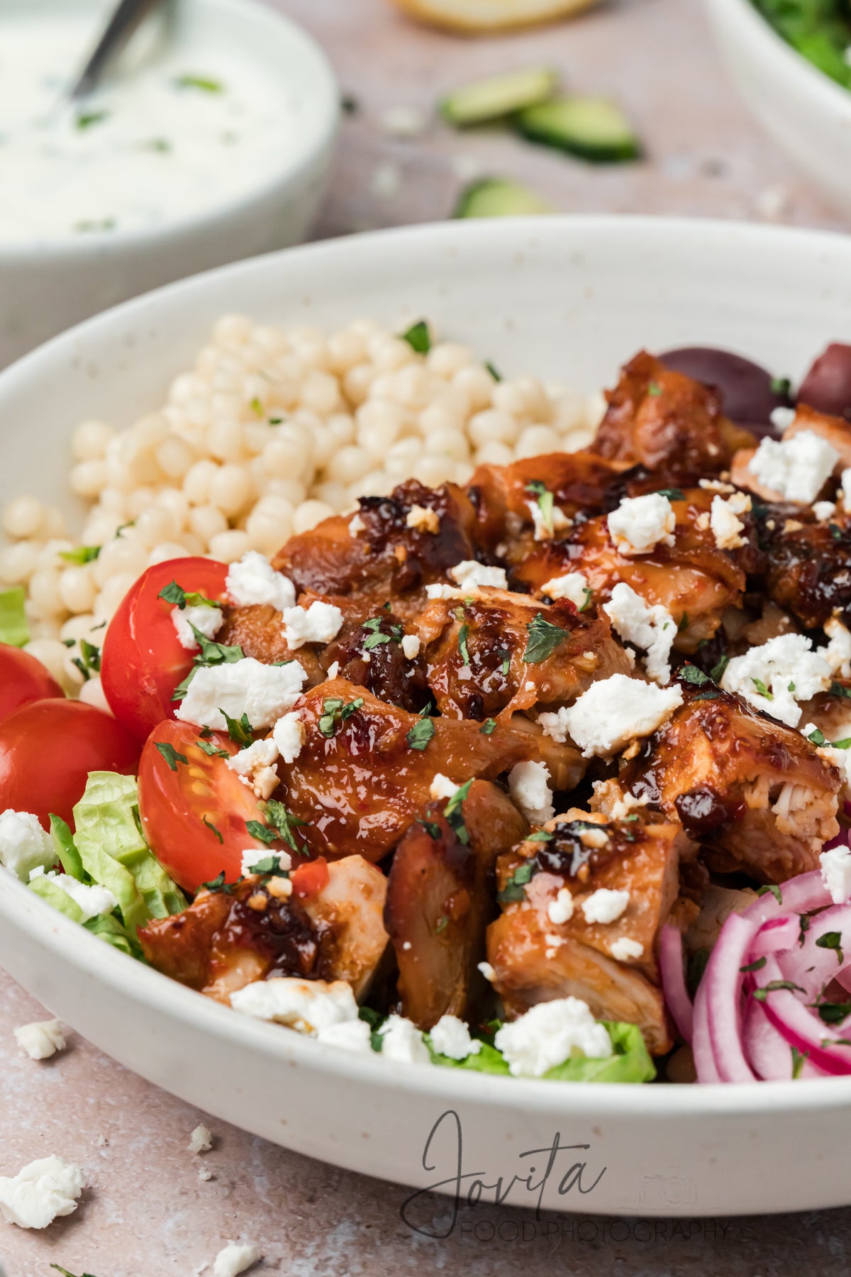 Honey Harissa Chicken Bowls