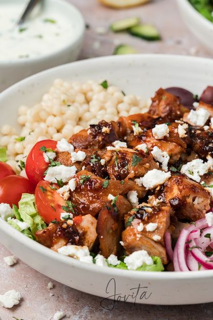 Honey Harissa Chicken Bowls